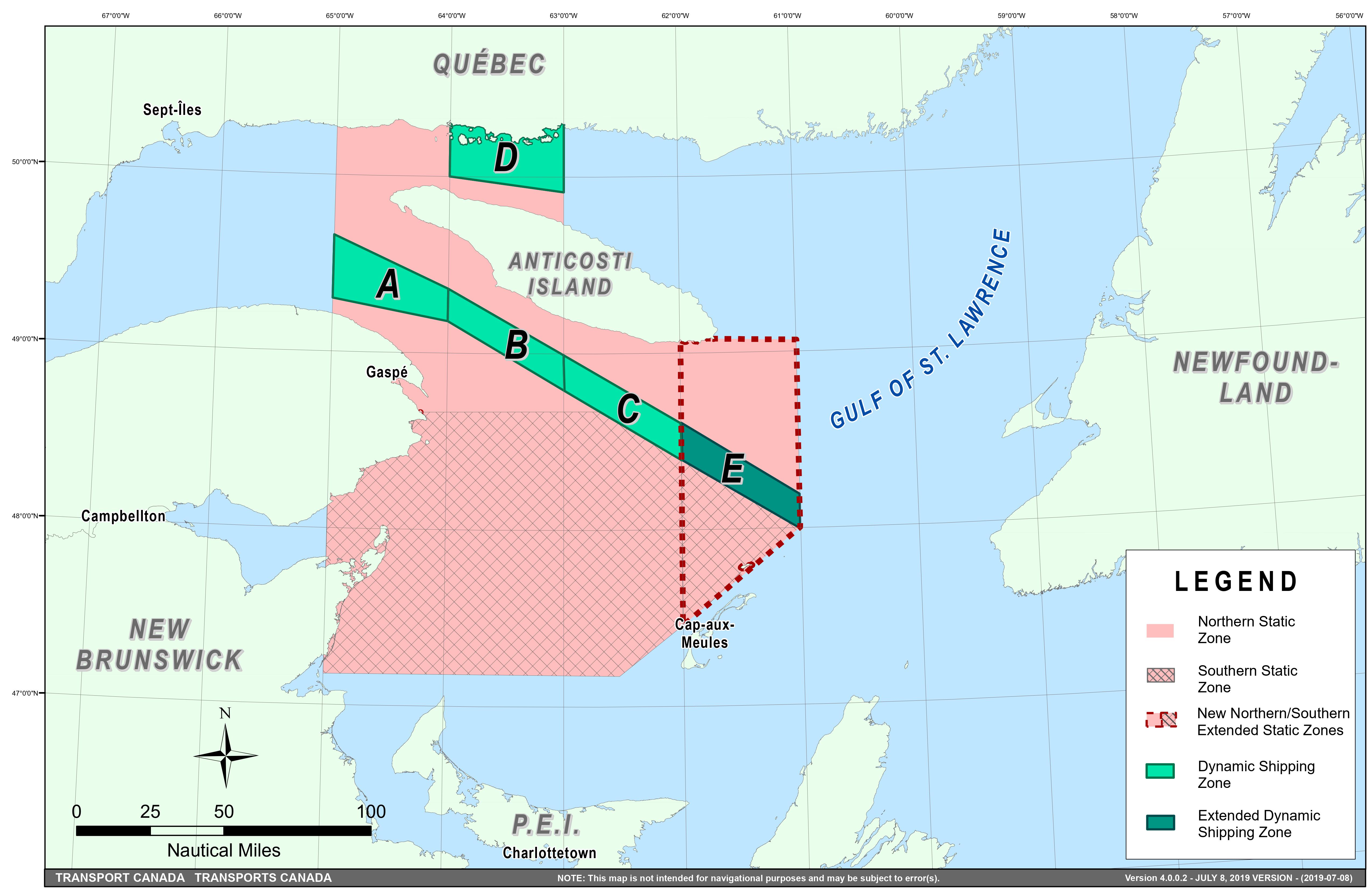 Maps of Gulf of St. Lawrence (NARW)