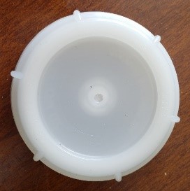 Lid with vent - outside view