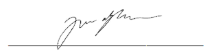 Signature du ministre