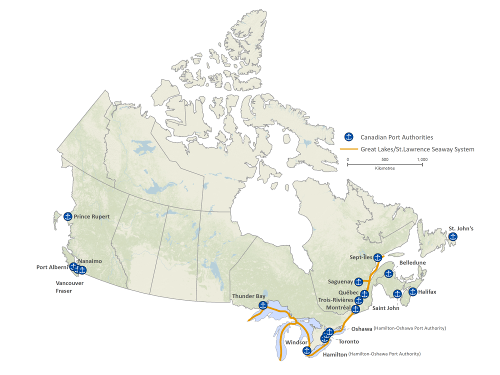 Canada's marine network - Canadian Port Authorities