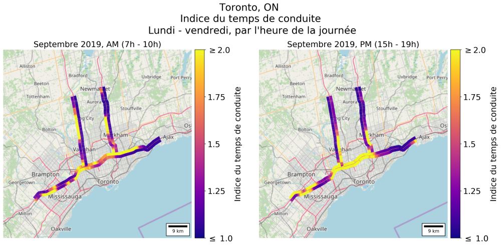 Carte - Mobilité urbaine Toronto