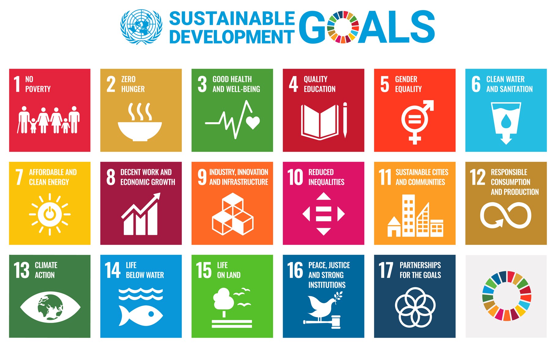 The United Nations’ seventeen Sustainable Development Goals (SDGs) 