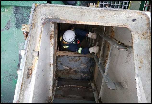 Four examples of well-defined access to enclosed spaces