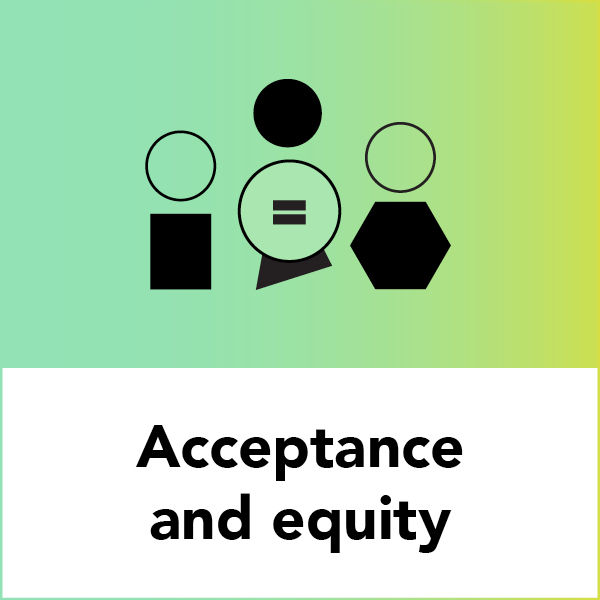 Acceptance and equity