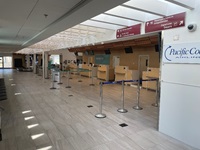 Check-in counters