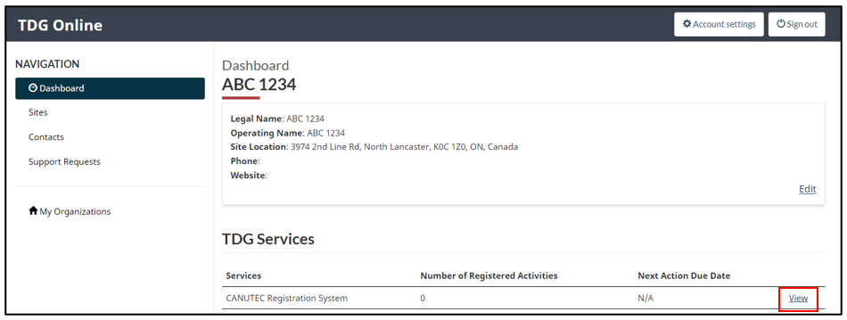 How to access CRS From TDG Online